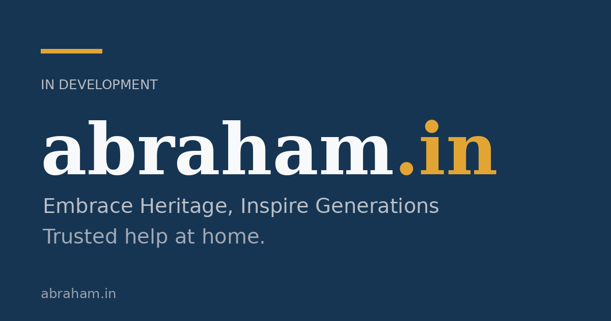 Link preview image for abraham.in